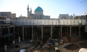 صحن جمهوری حرم مطهر رضوی مسقف می‌شود