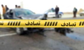 تصادف زنجیره ای در اتوبان تهران–قم