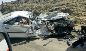 فوت یک راننده جوان به دلیل تصادف در جاده دماوند