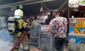 حادثه انفجار در یک مجتمع تجاری در میدان پونک + عکس
