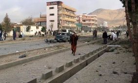 ۱۴ کشته و زخمی در پی انفجار خودروی بمب‌گذاری شده نزدیکی ساختمان وزارت کشور افغانستان
