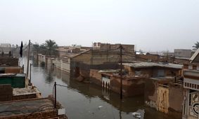 تداوم آبگرفتگی در برخی مناطق خوزستان پس از یک هفته