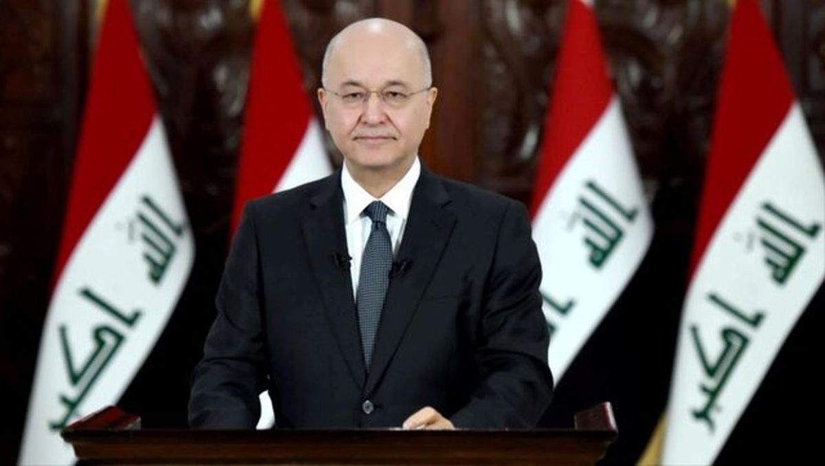 "برهم صالح استعفا کرد"