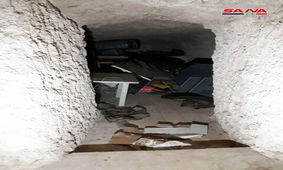 کشف مقر زیرزمینی النصره در نزدیکی حلب