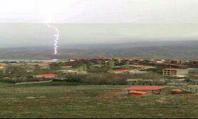 صاعقه در طبیعت زیبای طالقان