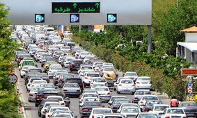 30 درصد خودروهایی که قصد ورود به طرقبه شاندیز را داشتند، بازگردانده شدند