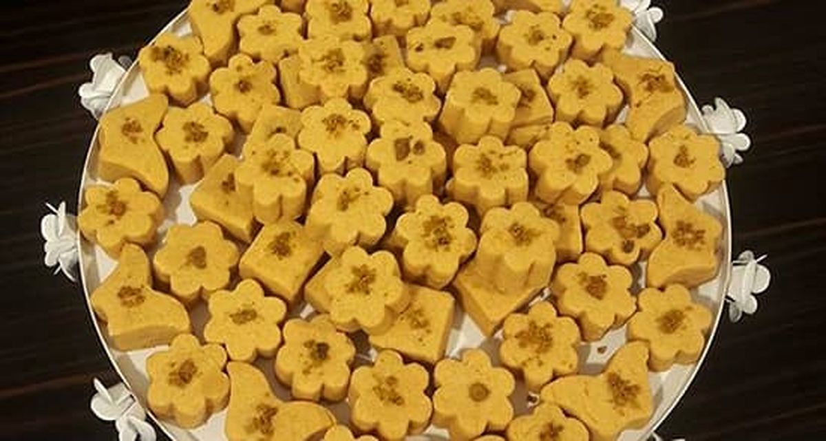 طرز تهیه شیرینی نخودچی بدون فر
