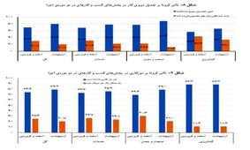 کرونا حداقل یک نیرو در ۳۰ درصد مشاغل را اخراج کرد!