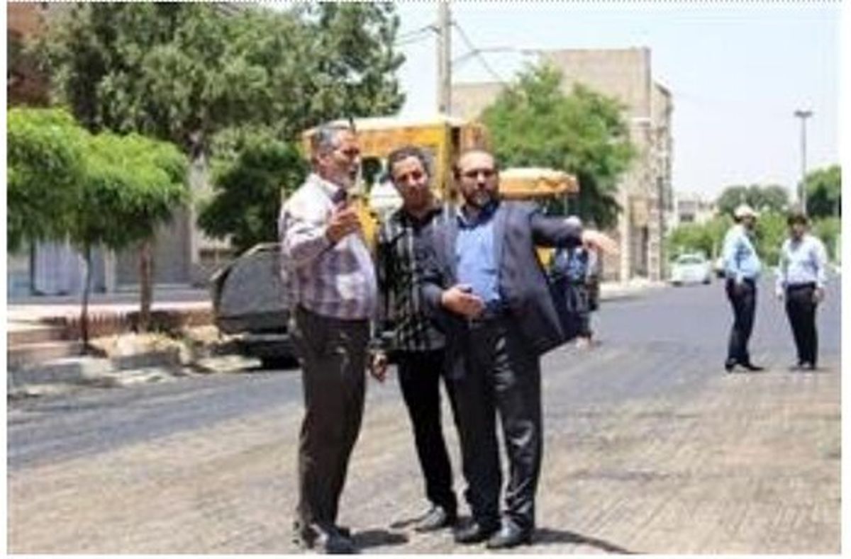 هزار مترمربع از خیابان‌ها و محلات منطقه سه کرج بهسازی شد