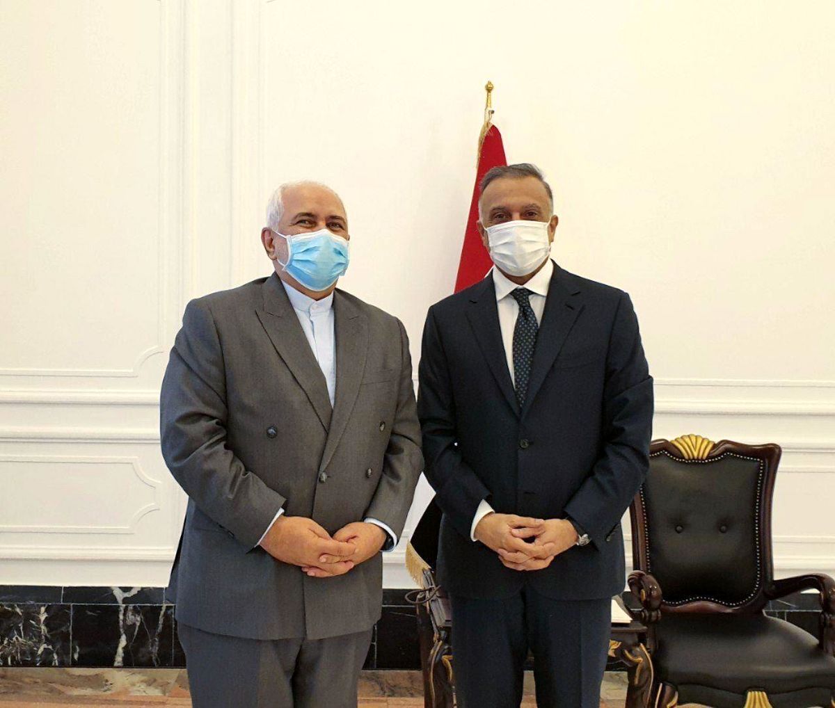 وزیر امور خارجه ایران با نخست‌وزیر عراق دیدار کرد