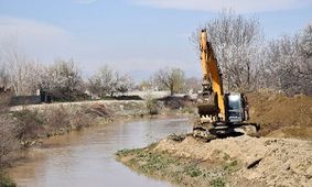 ۳۵ کیلومتر از رودخانه‌های استان اردبیل لایروبی شد