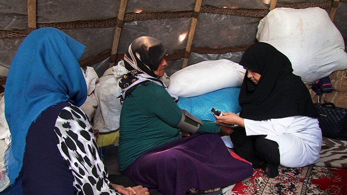 عشایر ییلاقات شیروان رایگان معاینه شدند