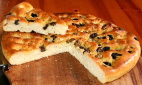 طرز تهیه نان فوکاچیا