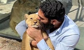 واکنش محیط‌زیست به فیلم جنجالی خواننده مشهور با یک توله شیر