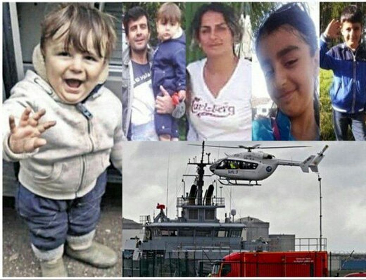 پیکر 4 عضو خانواده پناهجوی ایرانی غرق‌شده در کانال مانش به کشور بازگشت/ آرتین 15ماهه برنگشت