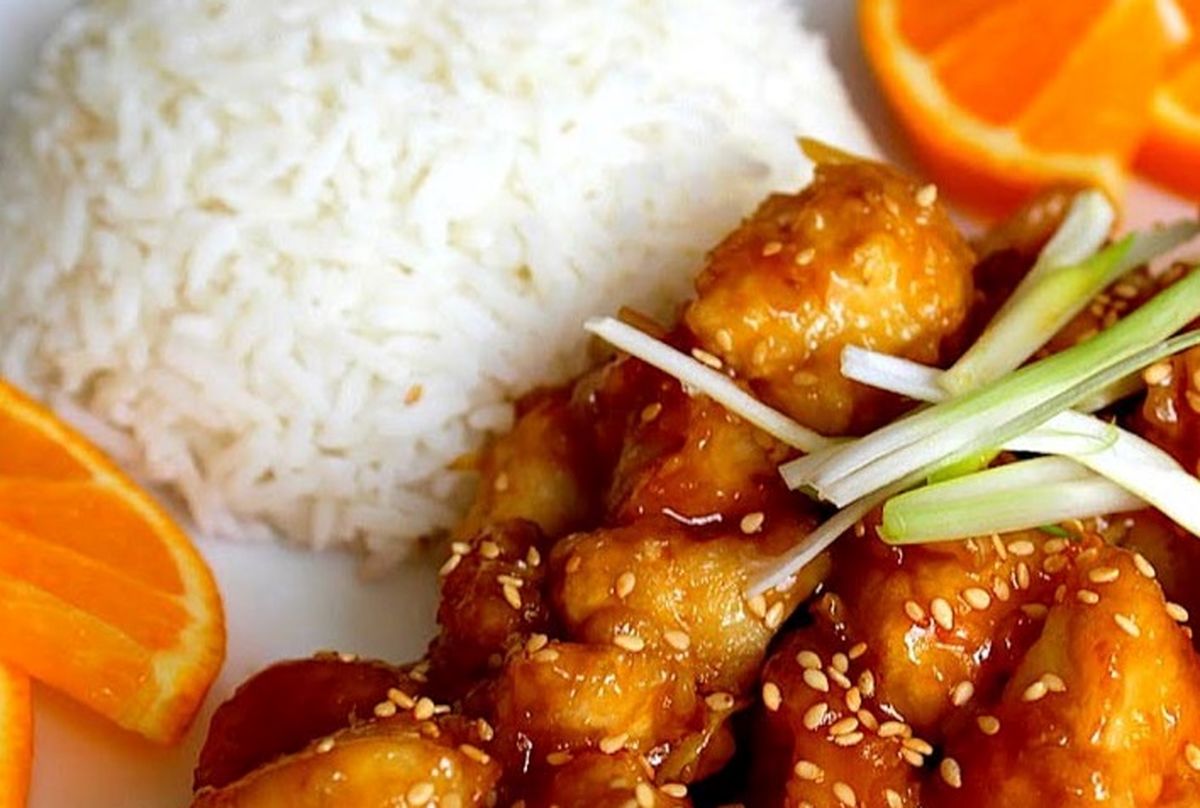 طرز تهیه خوراک مرغ با سس پرتقال