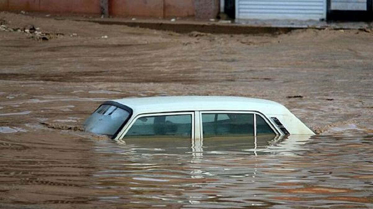 بندر امام خمینی دوباره زیر آب رفت/ ویدئو
