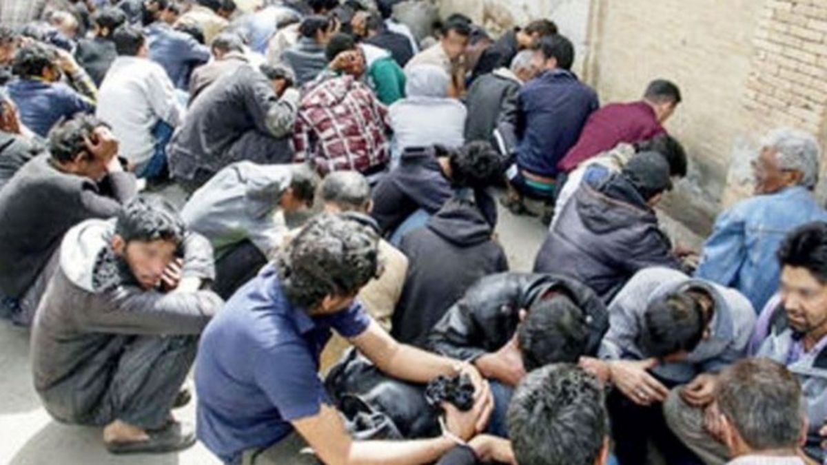 ۱۱ هزار معتاد در "رشت" جمع‌آوری شدند