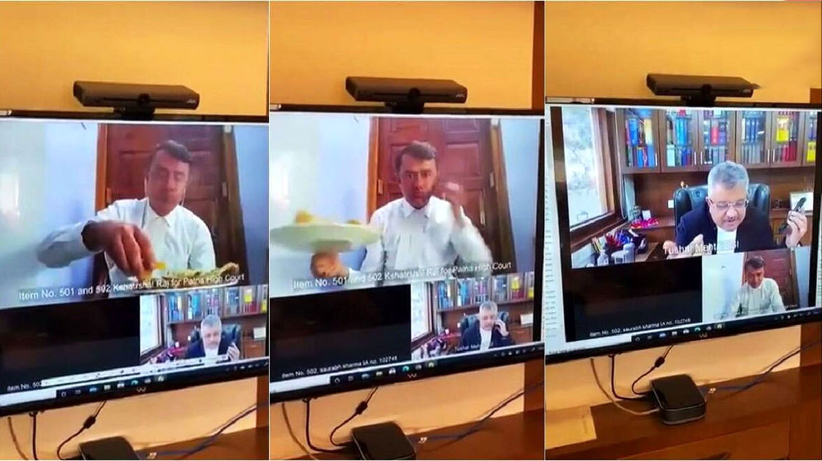 اقدام عجیب وکیل در جلسه مجازی دادگاه/ ویدئو