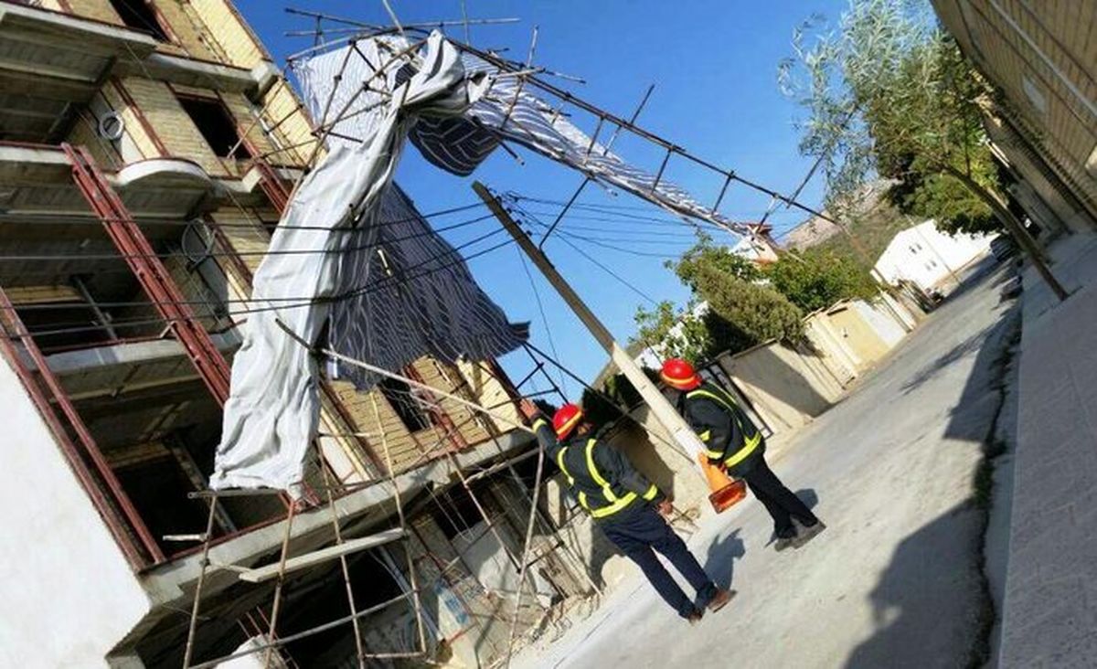 سقوط مرگبار كارگر ساختمانی در اراک