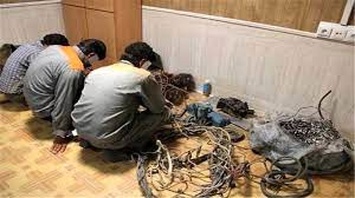 سارقان کابل برق در لباس ماموران برق