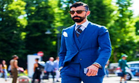 کت شلوار آبی را با چه چیزی ست کنیم؟