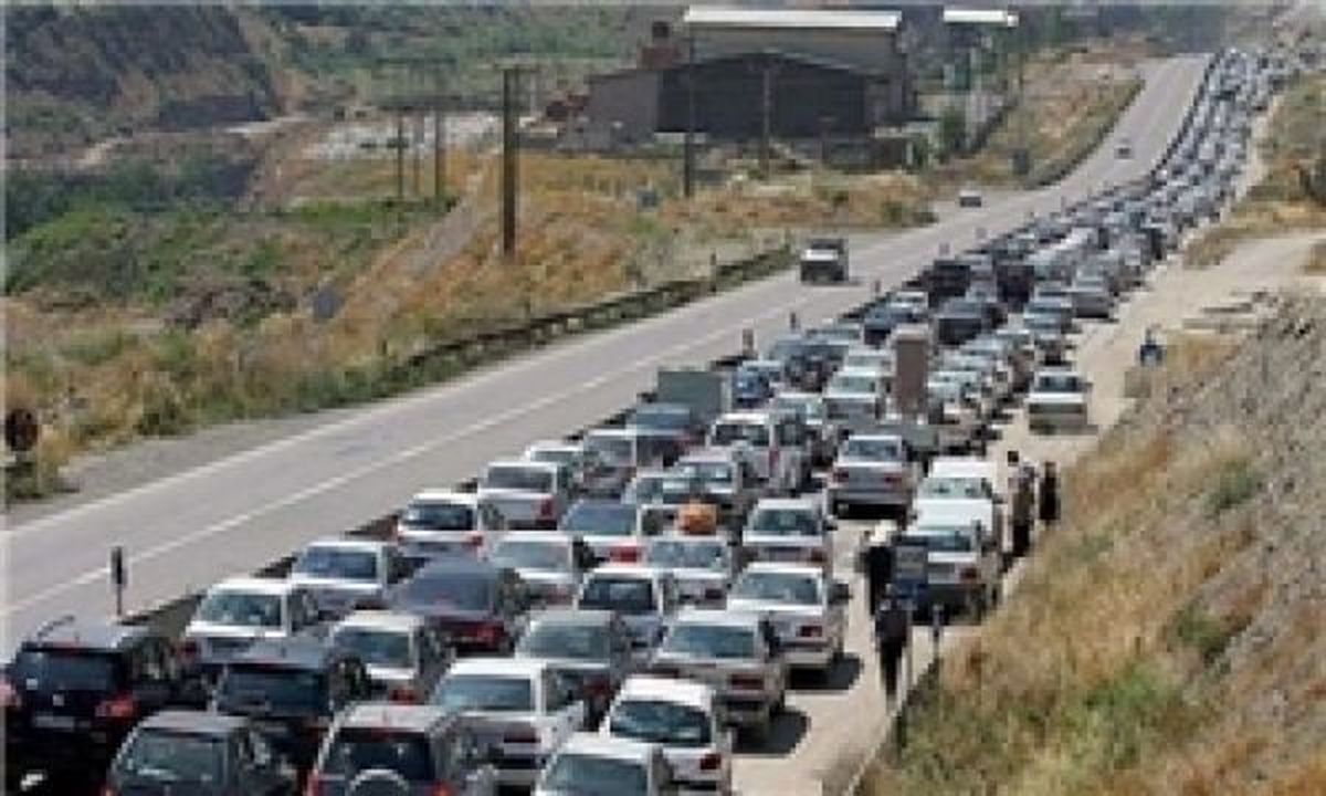 ترافیک سنگین در محور هراز