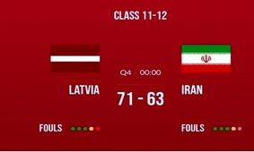 پایان کار تیم بسکتبال جوانان ایران با دوازدهمی در جام جهانی