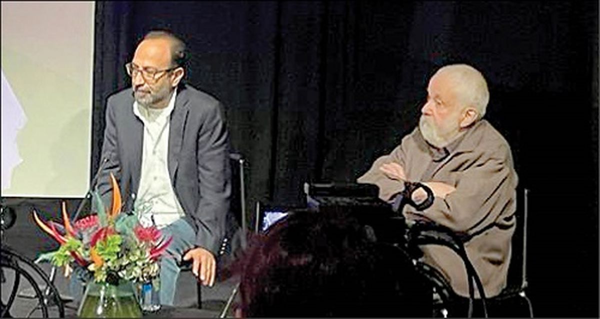 «قهرمانِ» اصغر فرهادی، لندن را فتح کرد/ گپ‌و‌گفت مایک لی و اصغر فرهادی