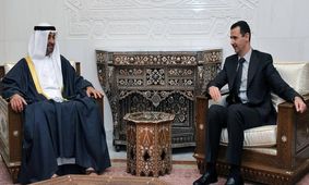 بشار اسد با ولی‌عهد ابوظبی تلفنی گفت‌و‌گو کرد