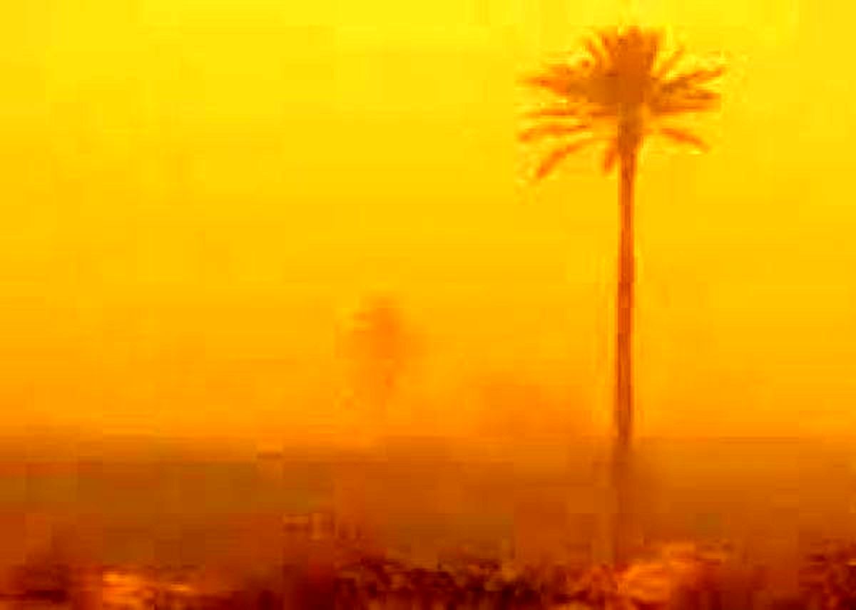 ورود توده گرد و خاک از عراق به خوزستان