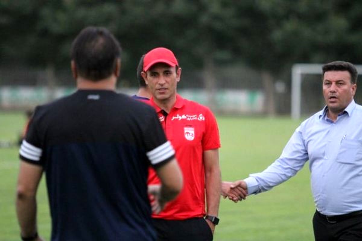 یحیی گل‌محمدی در تمرین پرسپولیس