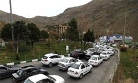 سیزده بدر ترافیکی / ترافیک نیمه‌سنگین در جاده‌های شمالی و منتهی به تهران
