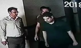 اولین فیلم از دستگیری شهرام جزایری در گمرک بازرگان