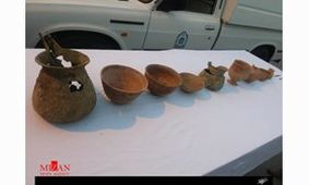 کشف 11 شی عتیقه مربوط یه عصر مفرغ