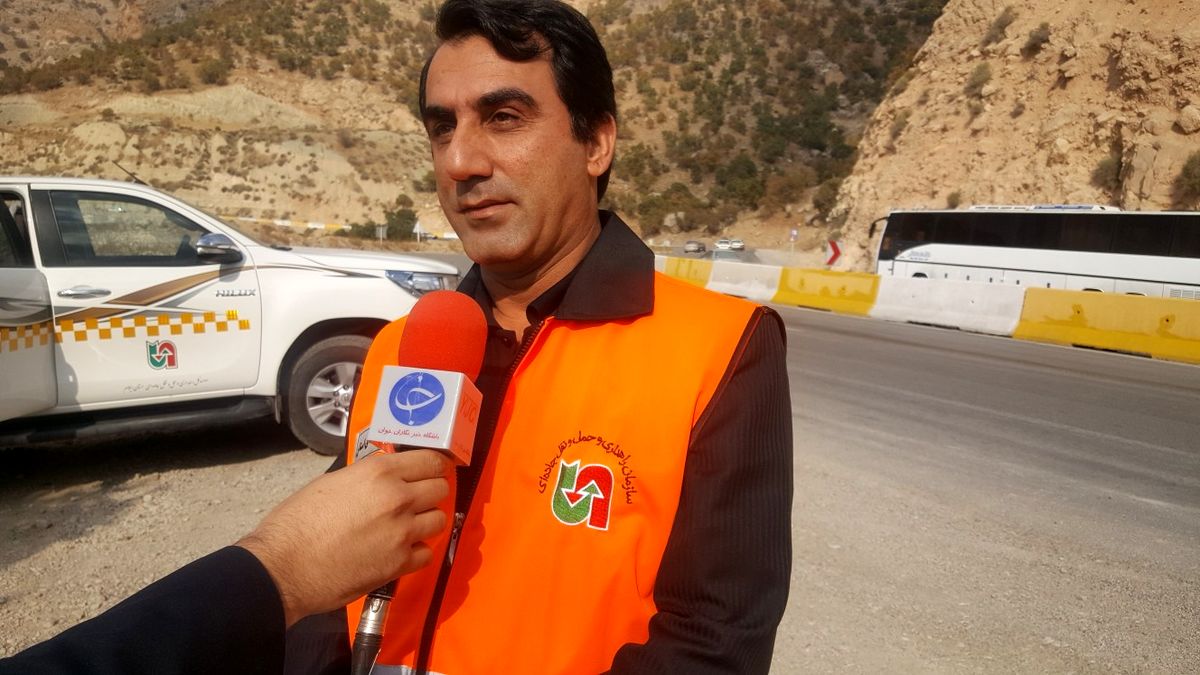 اصلاح نقاط پرحادثه در محور ملکشاهی