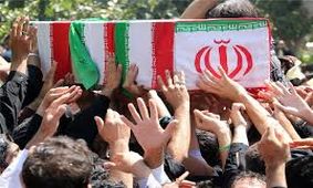 مراسم تشییع پیکر ۱۳۵ شهید گمنام دفاع مقدس/ فیلم