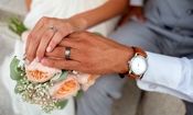 لباس عروس ها در مراسم ازدواج گروهی در نوار غزه/ عکس