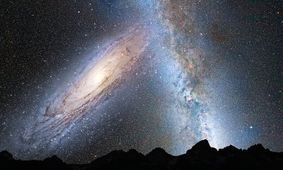 راه شیری در مسیر برخورد به اندرومدا!
