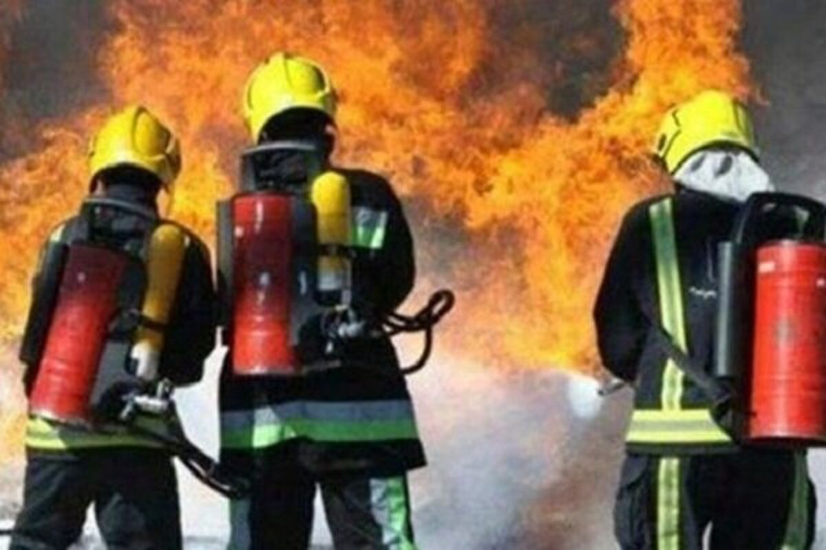 آتش سوزی در سمنان؛ ۵ شهروند و ۲ آتش نشان مصدوم شدند/ ویدئو