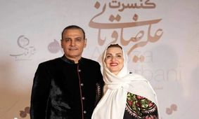 علیرضا قربانی قبل و بعد از فوت همسرش/ ویدئو