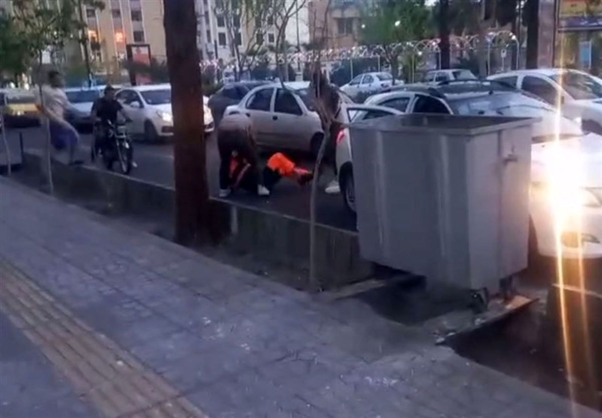 ضرب و شتم یک پاکبان در سمنان/ ضارب دستگیر شد/ ویدئو