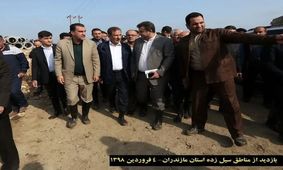 پاسخ جهانگیری درباره رفتن مسئولان دولت روحانی به مناطق سیل زده/ عکس
