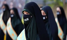 تصاویری جالب از زنان پلیس در رژه امروز نیروهای مسلح