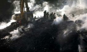 کشف استخوانهای سوخته از اجساد 6 مفقود حادثه پلاسکو/آزمایش DNA لازم است