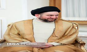 حکیم در دیدار هادی العامری: منافع مشترک در روابط با کشورهای منطقه مبنا قرار بگیرد