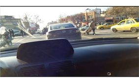 تعقیب‌ و درگیری پلیس با سارق خودرو در تهران