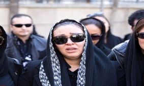 حرف‌های زیبا بروفه در مجلس ترحیم همسرش پیام صابری
