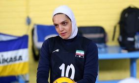 حضور پلیس ضدشورش در بازی مائده برهانی در لیگ والیبال ترکیه!
