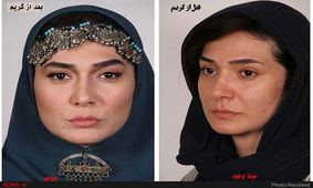 بازیگران سریال «بانوی عمارت» قبل و بعد از گریم